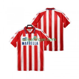 Atlético de Madrid 1995 Fodboldtrøjer Retro Hjemmebanesæt 1994 Kort ærmer